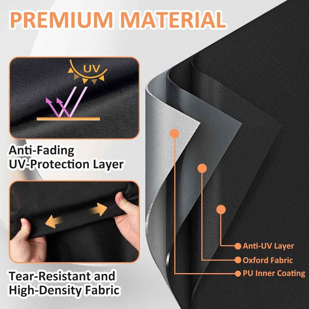 Grill Cover for Pit Boss 4-Burner Ultimate Lift-Off Griddle, Waterproof UV Resistant PitBoss Cover, Outdoor Grill Cover for Pit Boss Sierra 4B Ultimate Griddle