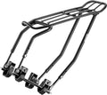 Ibera Bike Rack - Bicycle Touring Carrier Plus+ for Disc Brake/Non-Disc Brake Mount, Fat Tire Bikes, Frame-Mounted for Heavier Top & Side Loads, Height Adjustable for 26"-29" Frames