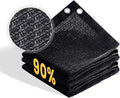 VICLLAX 90% Shade Cloth, 8x23FT Durable Black Mesh Trap with Every 3 FT Grommet, Sun Shade Fabric Netting for for Plants Cover, Greenhouse, Chicken Coop, Barn Kennel, Garden Patio