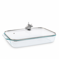Bull / Steer Lid with Pyrex 3 quart Baking Dish