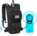 Hydration Backpack, Tactical Molle Water with 2L TPU Water Bladder, for Men Women Lightweight Water Backpack, Hydration Pack for Hiking, Biking, Climbing and Hunting