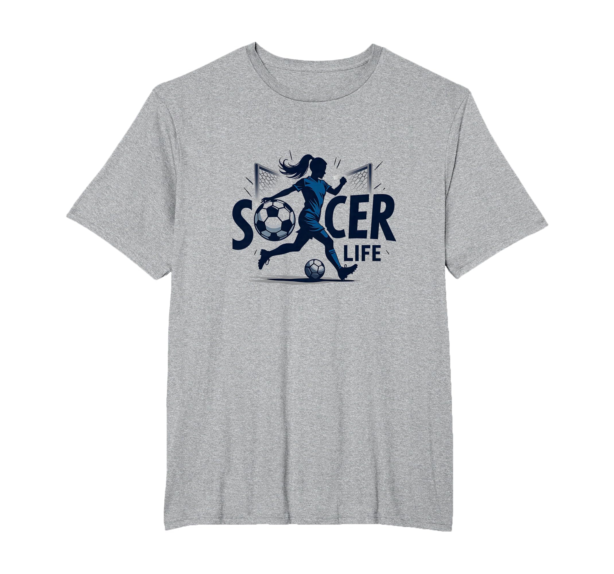 Soccer Is Life Womens Passion T-Shirt - Streetwear Style for Adults