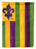 Mardi Gras Fleur de lis Nation Garden Flag Mailbox Decorative Yard Banner Outside Patio Artwork for Flower Beds, Garden Size, Multicolor