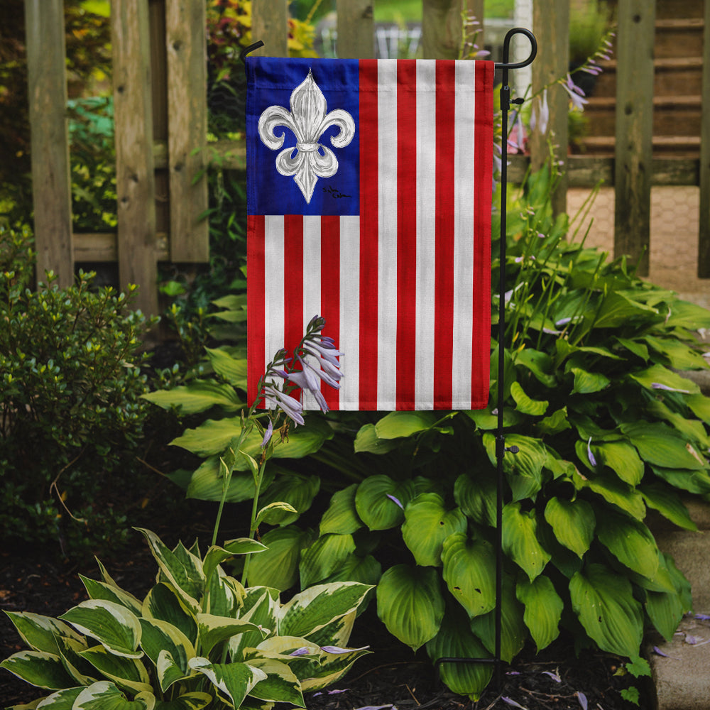 Patriotic Fleur de lis Garden Flag Mailbox Decorative Yard Banner Outside Patio Artwork for Flower Beds, Garden Size, Multicolor