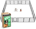 FXW Rollick Unleashed Dog Playpen for Indoor, Yard, RV Camping, 32 inch 24 Panels for Small and Medium Dogs, Black│Patented