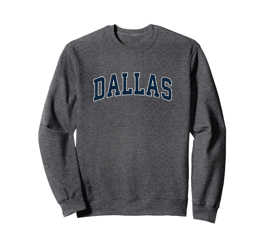 Dallas Oregon Or Sports Navy Sweatshirt - Graphic Print for Adults