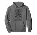 Ice Hockey Goalie Goalkeeper Vitruvian Hoodie - Graphic Print Men Women