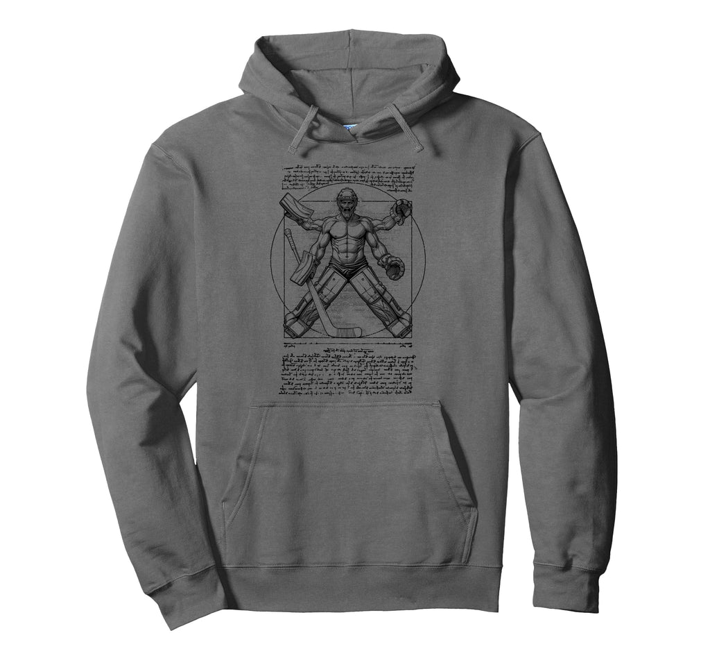 Ice Hockey Goalie Goalkeeper Hoodie - Custom Art Print for Adults
