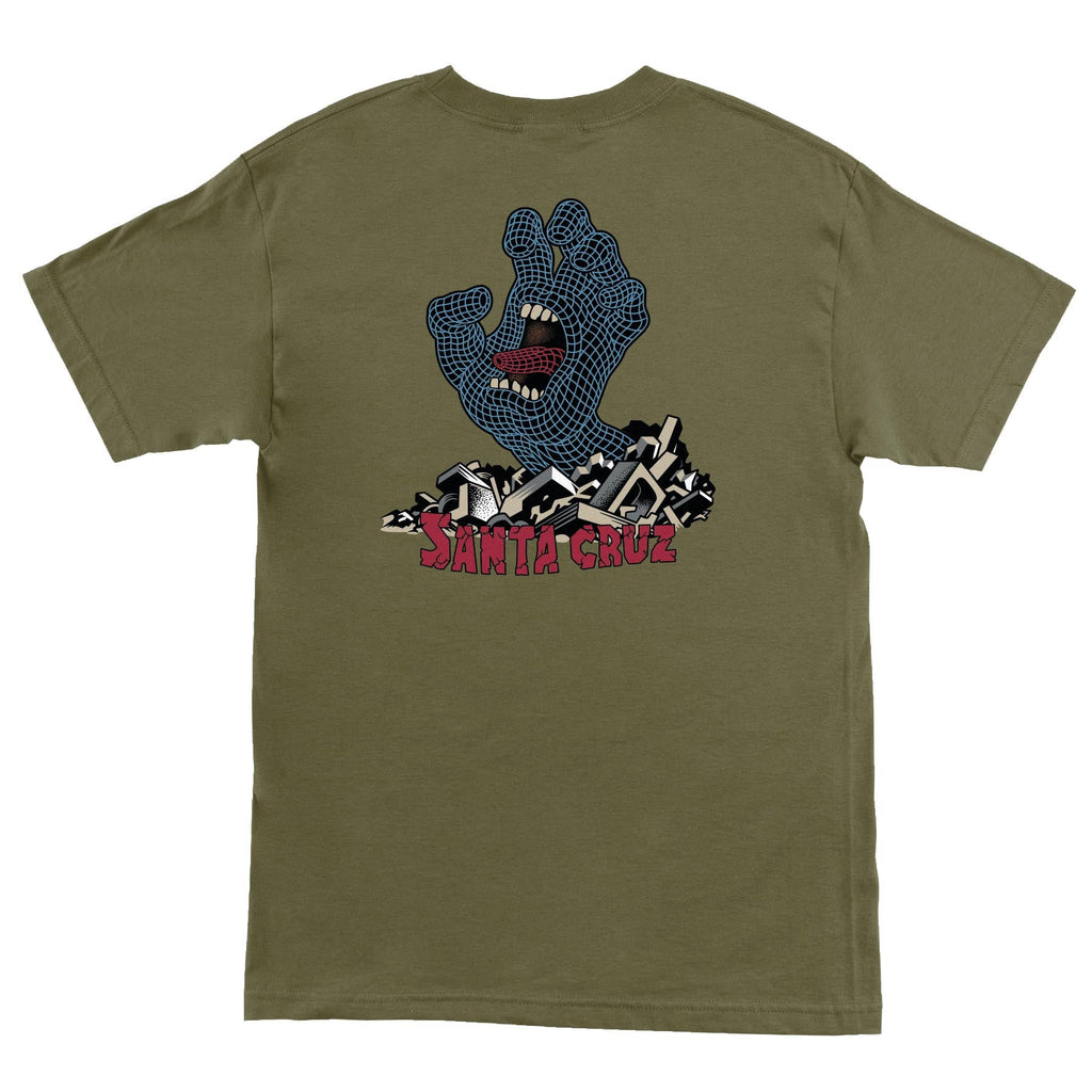 Santa Cruz Jeff Kendall Grid Hand T-Shirt