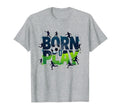 Born To Play Soccer Athlete Passion T-Shirt - Custom Art Print for Adults