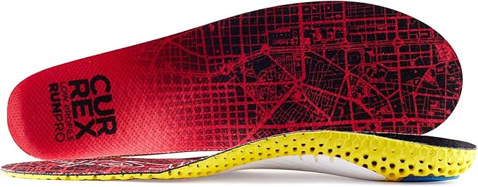 CURREX RunPro Insoles for Running Shoes – Arch Support Inserts to Help Reduce Fatigue, Prevent Injuries & Boost Performance – for Men & Women – Low Arch, Large