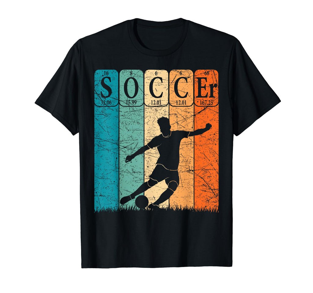 Soccer Periodic Table Elements Soccer T-Shirt - Custom Art Print Unisex