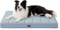 Bedsure Cooling Dog Bed for Crate - Large Orthopedic Flat Puppy Beds with Removable Washable Cover, Egg Crate Foam Pet Mat, Suitable for Pet Up to 50 lbs
