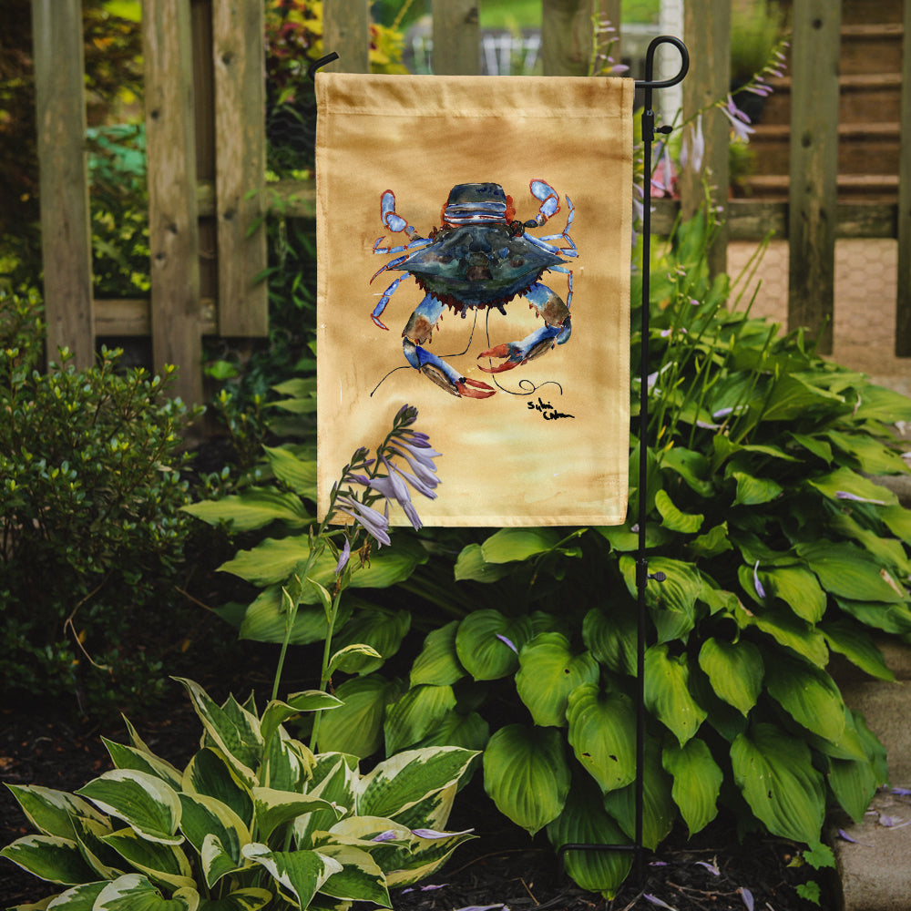 Female Blue Crab Sandy Beach Garden Flag Mailbox Decorative Yard Banner Outside Patio Artwork for Flower Beds, Garden Size, Multicolor