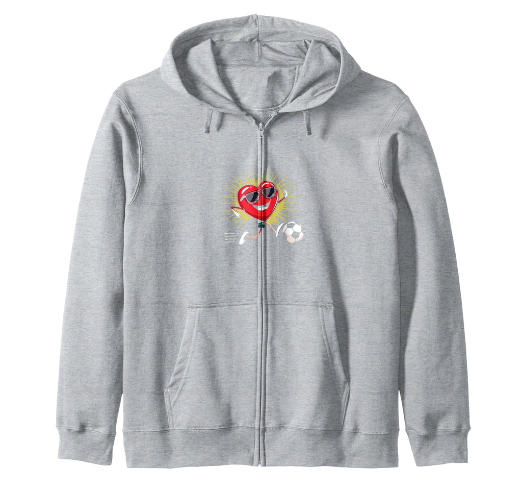Heart Soccer Gift T-Shirt - Trendy Graphic Unisex