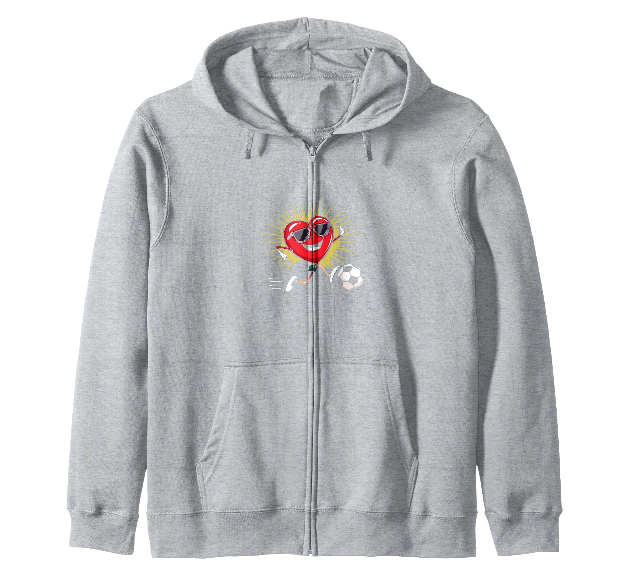 Heart Soccer Gift T-Shirt - Trendy Graphic Unisex