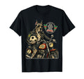Great Dane Motorbike Love Footbal T-Shirt - Novelty Apparel for Adults