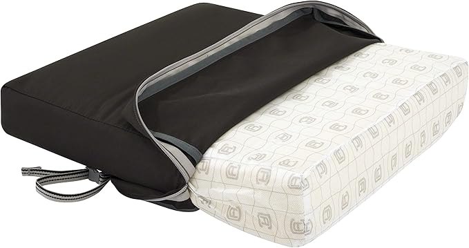 Classic Accessories Ravenna Water-Resistant 21 x 19 x 3 Inch Patio Seat Cushion, Espresso, Chair Seat Cushion