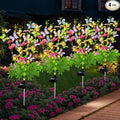 Solar Garden Lights Outdoor Waterproof Butterfly Decor,Solar Swaying Butterfly Lights,Solar Decorative Flowers Stakes for Garden Yard Pathway Fairy Outdoor Decor