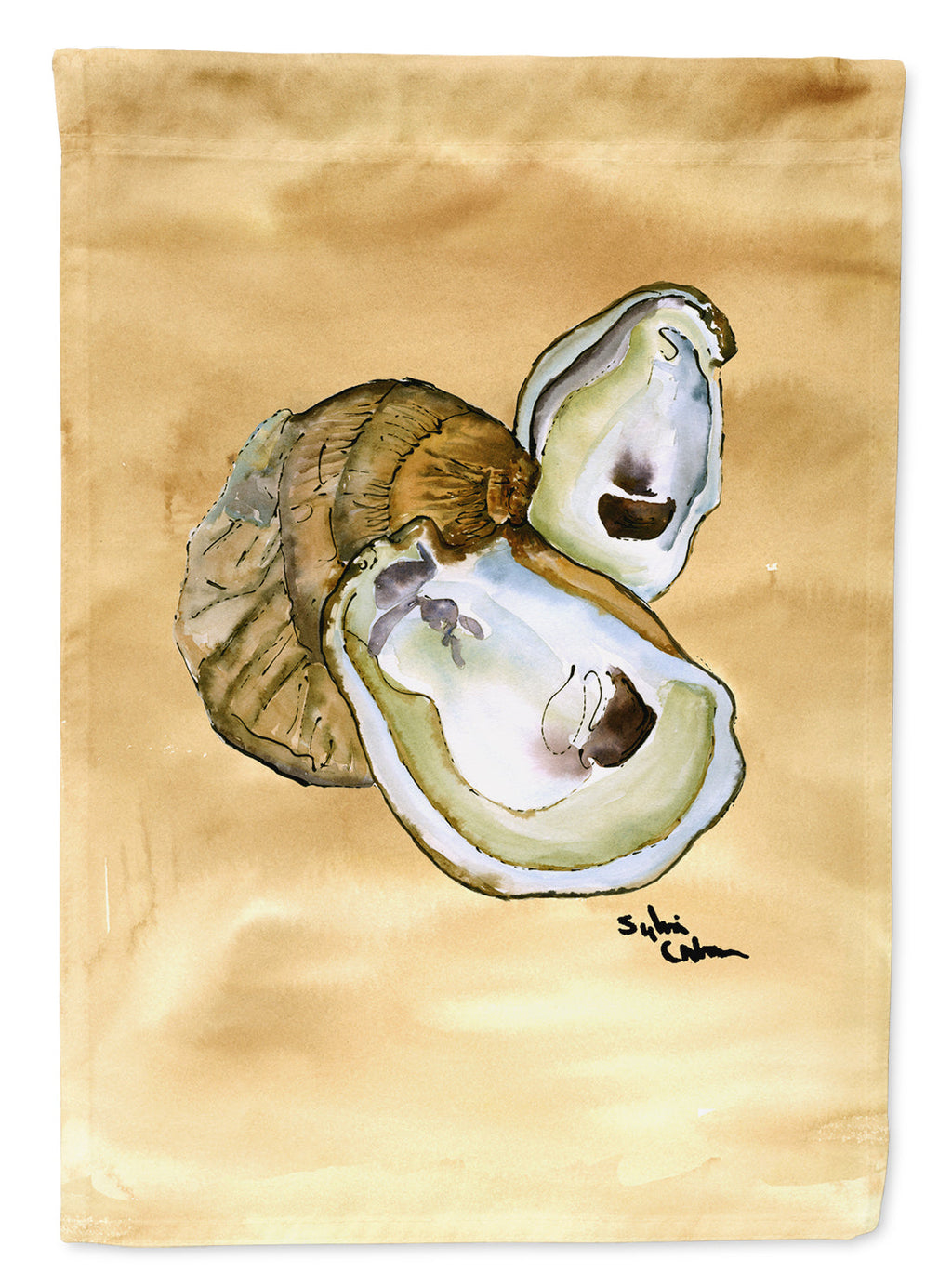 Oyster Sandy Beach Garden Flag Mailbox Decorative Yard Banner Outside Patio Artwork for Flower Beds, Garden Size, Multicolor