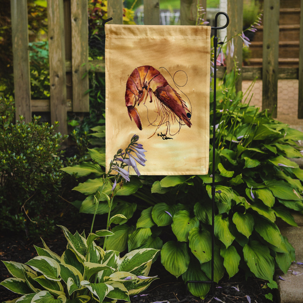 Shrimp Sandy Beach Garden Flag Mailbox Decorative Yard Banner Outside Patio Artwork for Flower Beds, Garden Size, Multicolor