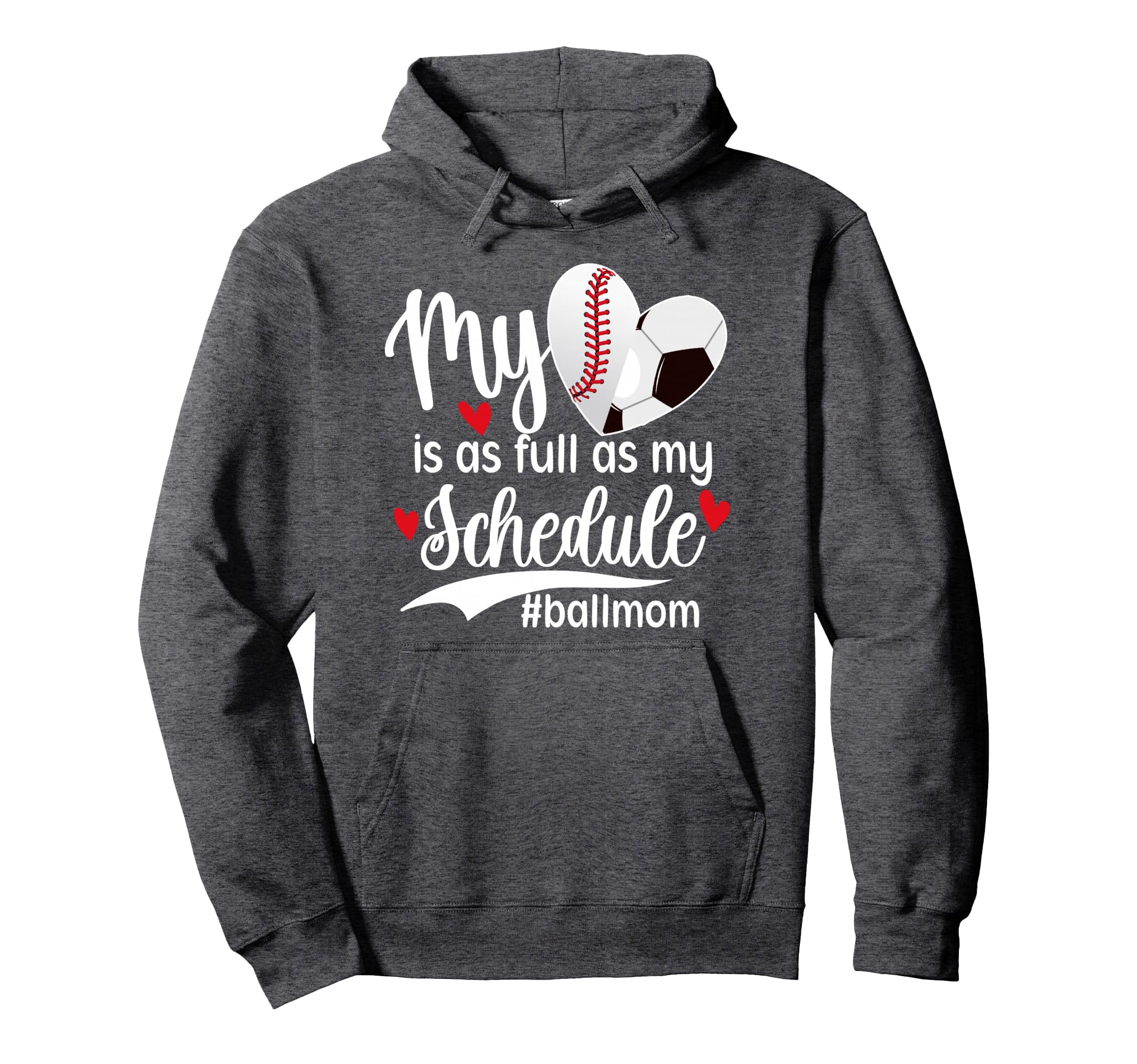 Ball Mom Proud Baseball Soccer Mom Hoodie - Custom Art Print Men Women