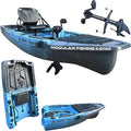 Recon Modular Fishing Kayak - 10ft Lightweight, Sit On Top Kayak for Adults & Youth - Stable & Portable, Ideal Space-Saving Design - 400 lbs Capacity