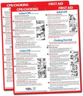 Safety Magnets by ZOCO – CPR & Choking Fridge Magnet (2-Pack) – First Aid Instructions for Infants, Children, & Adults – Heimlich Maneuver Laminated Card 8.5" x 11"
