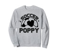 Soccer Poppy Funny Ball Poppy Sweatshirt - Fun Novelty Design Unisex