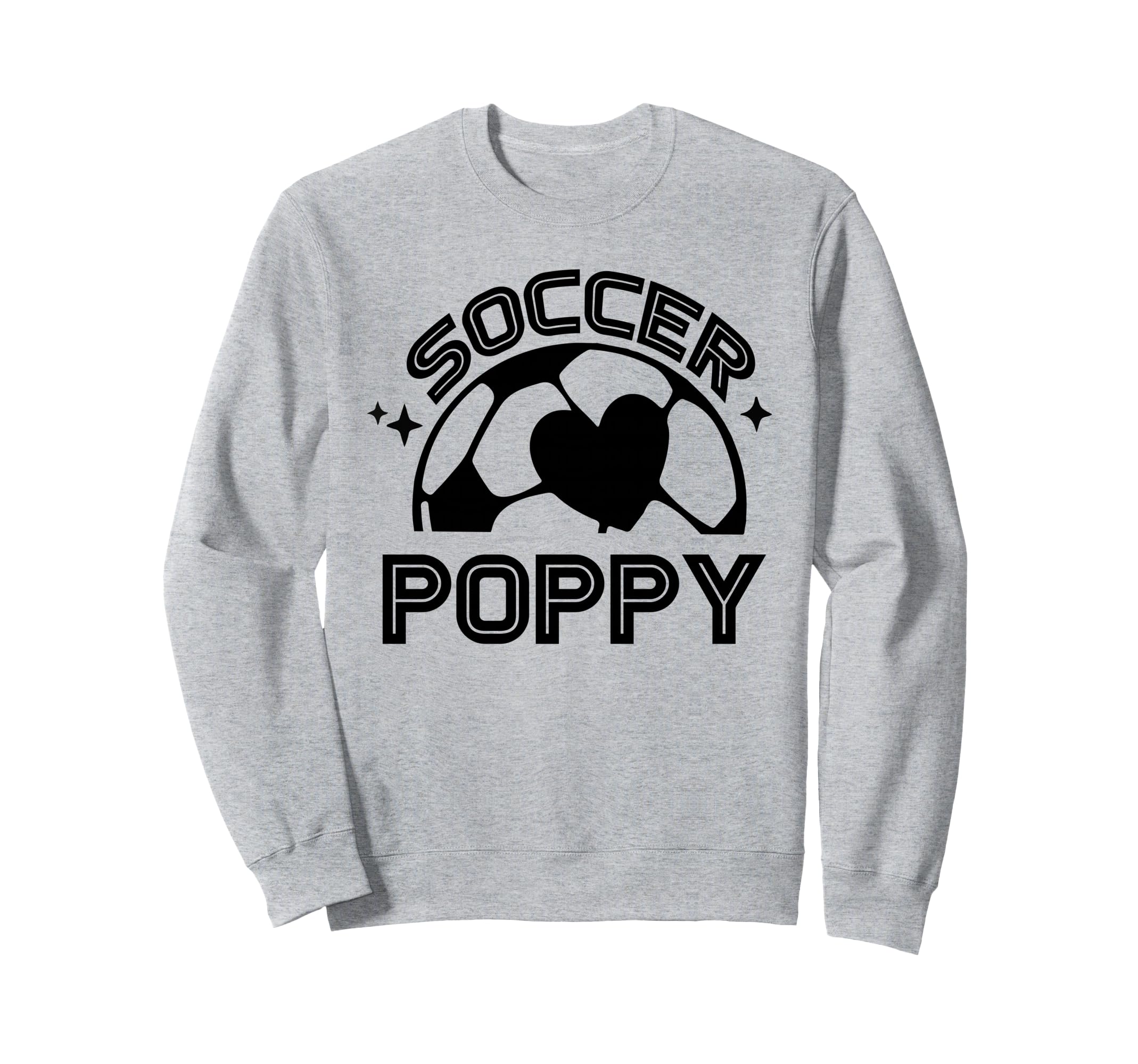 Soccer Poppy Funny Ball Poppy Sweatshirt - Fun Novelty Design Unisex