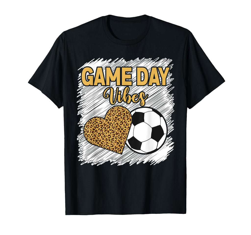 Bleached Soccer Game Day Vibes T-Shirt - Streetwear Style for Adults
