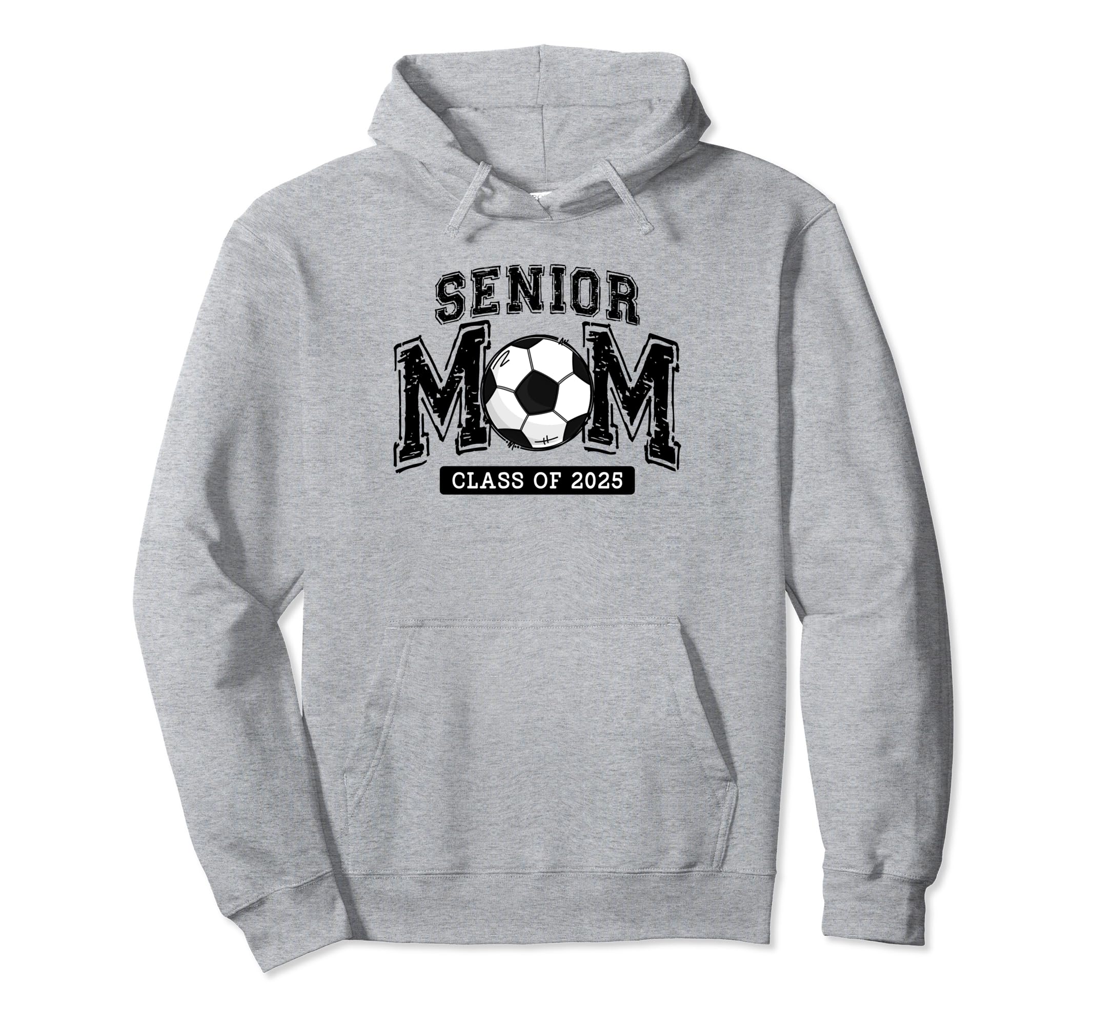 Senior Mom 2025 Soccer Mom Class 2025 Hoodie - Custom Art Print for Adults