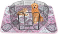 IEUUMLER Washable Pee Pads for Dogs, 1 Pack Reusable Pee Pads for Dogs Non-Slip Grip, Super Absorbent Waterproof Puppy Pads for Potty Training, Playpen, Crate, Whelping Box EU011 Pink, 63x63