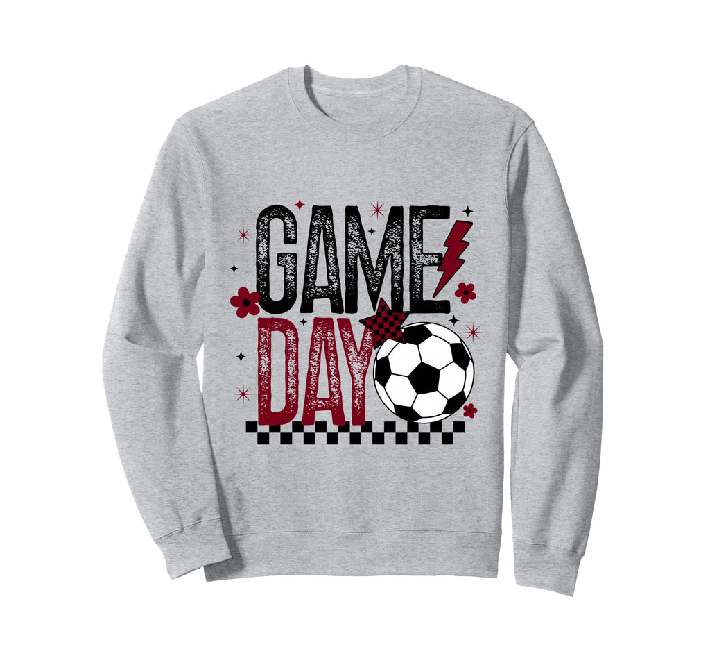 Game Day Soccer Team Season Maroon And Sweatshirt - Unique Graphic Unisex