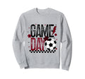Game Day Soccer Team Season Maroon And Sweatshirt - Unique Graphic Unisex