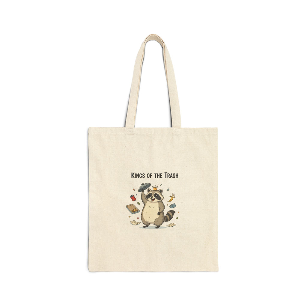 Trash Panda Raccoon Doodle Tote | goofy critter, trash animal humor