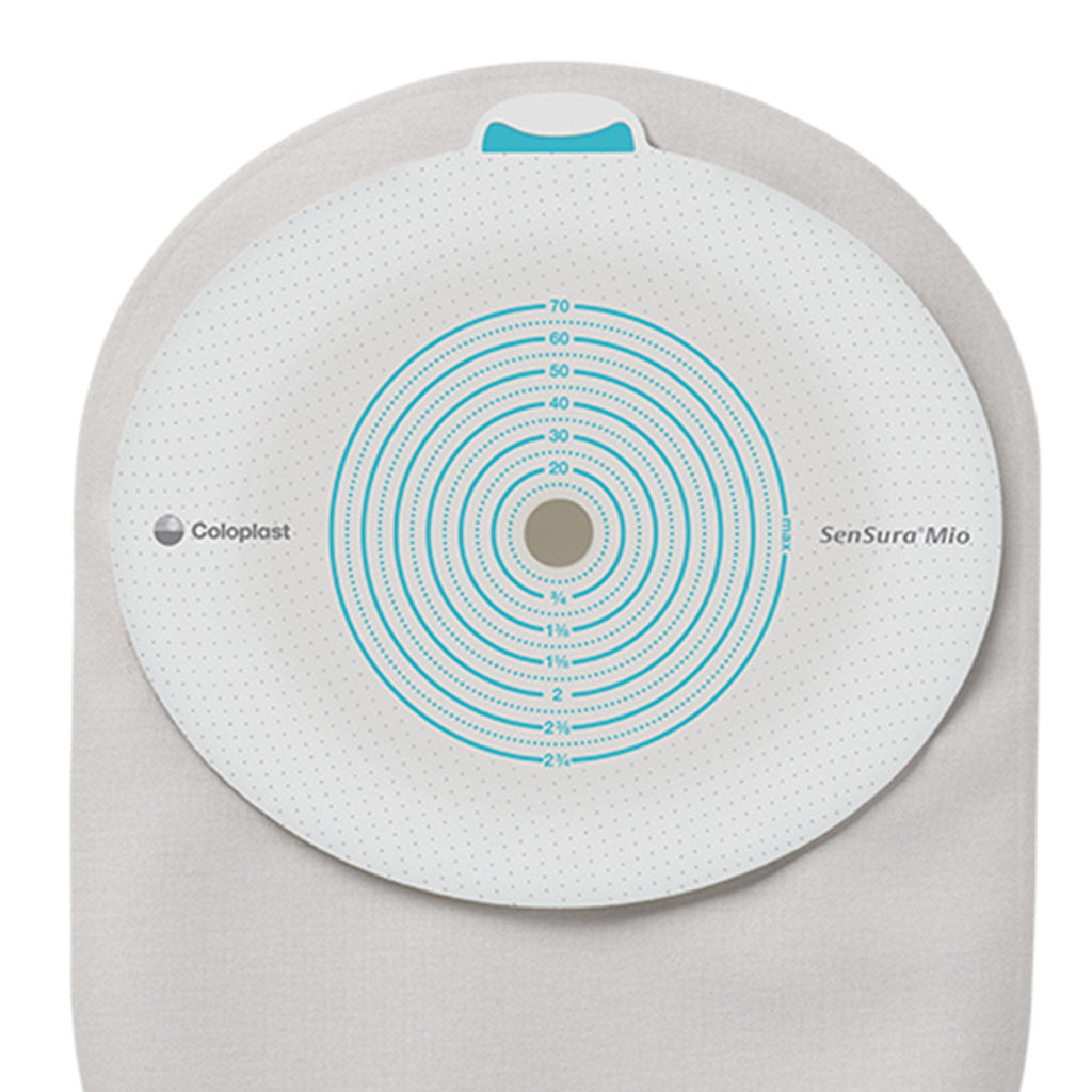 SenSura® Mio High Output 1-Piece Transparent Ostomy Pouch, 10 – 70 mm Stomas 18665