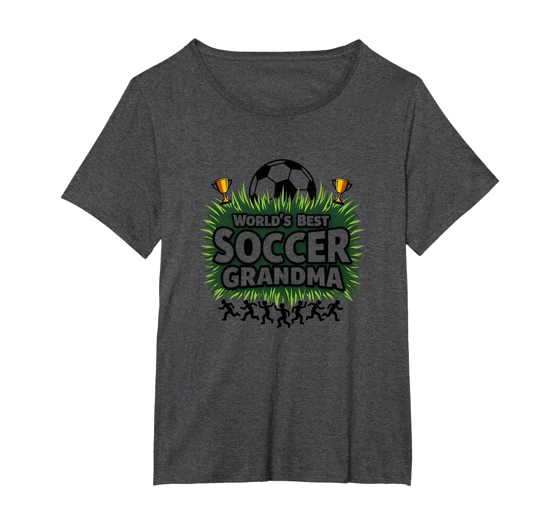 Worlds Best Soccer Grandma Champion T-Shirt - Streetwear Style Men Women