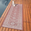 Keen Home Design Terrace Outdoor Runner Rug - 2x12 Washable Indoor/Outdoor Rug for Patio, Kitchen, Balcony, Beach, Garden, Deck and Porch, Size: 2'2"x11'10"