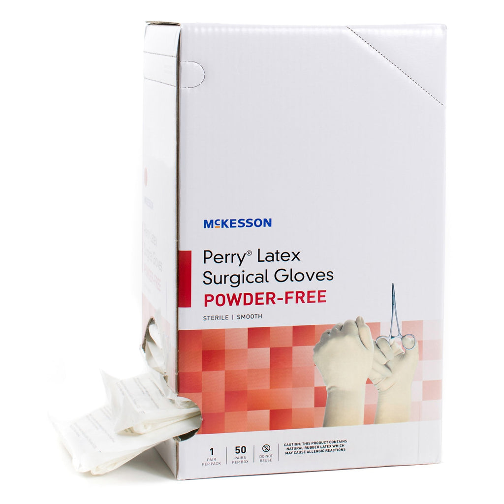 McKesson Perry® Performance Plus Surgical Glove, Size 6, Cream 20-1060N