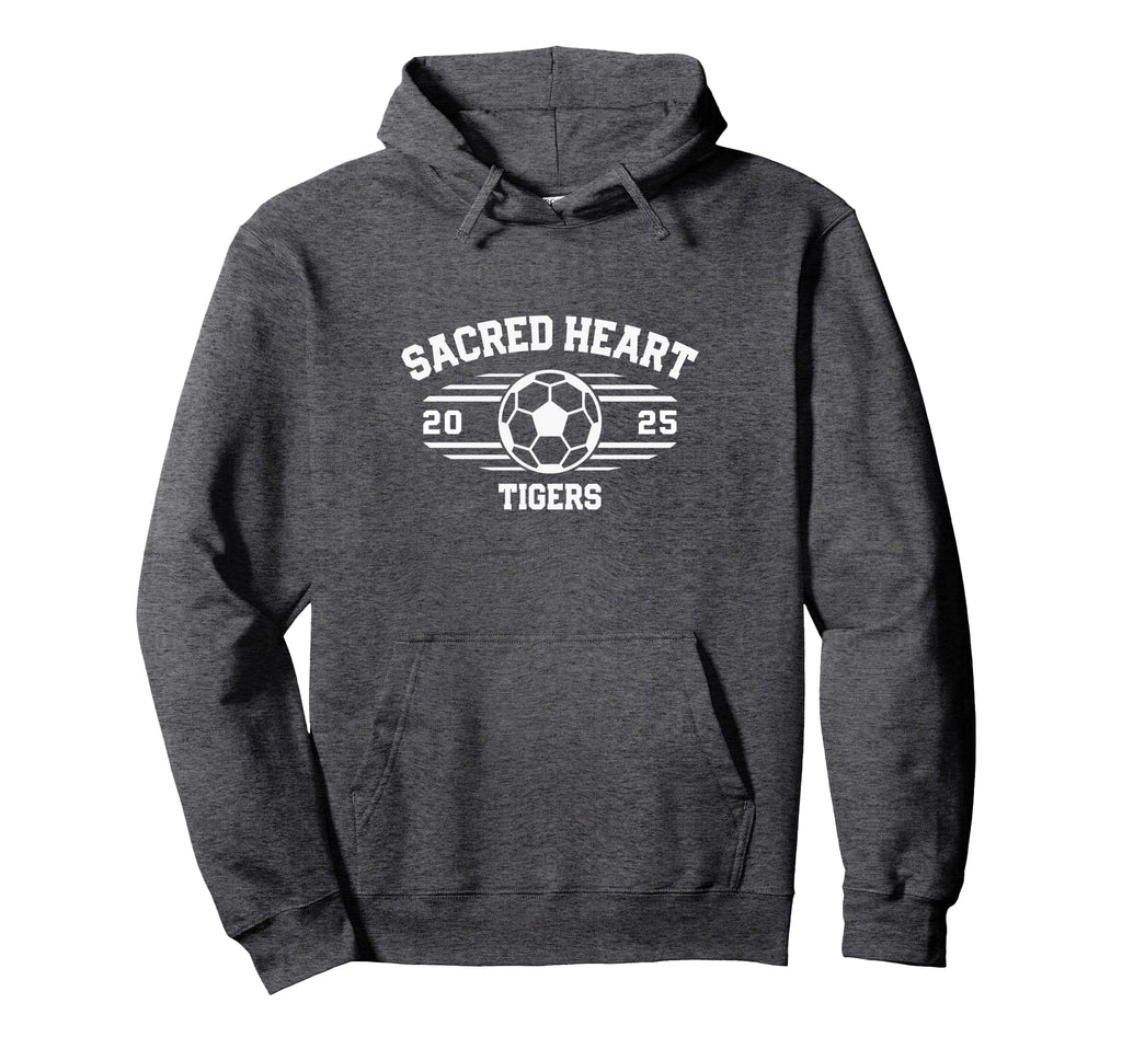 Sacred Heart Tigers Soccer Ball 2025 Hoodie - Custom Art Print Men Women