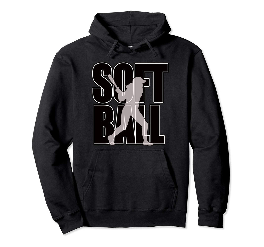 Softball Batter Great Gift Teens Hoodie - Fun Novelty Design Men Women