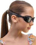 AqtivAqua Swimming Goggles for Kids, MINI-DX Wide View Swim Goggles for Kids Boys Girls, Anti Fog No Leaking