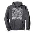 Mustangs Team Mascot School Spirit Hoodie - Minimalist Print Men Women