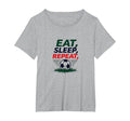 Eat Sleep Soccer Repeat Funny Sports Fan T-Shirt - Graphic Print Men Women