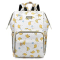 Diaper Bag Backpack, Diaper Bags for Baby Girls Boys, Baby Bags for Moms Dads, Nappy Changing Bag with Insulated Pockets,Multi-functional Waterproof Backpack with Stroller straps -Beige Banana