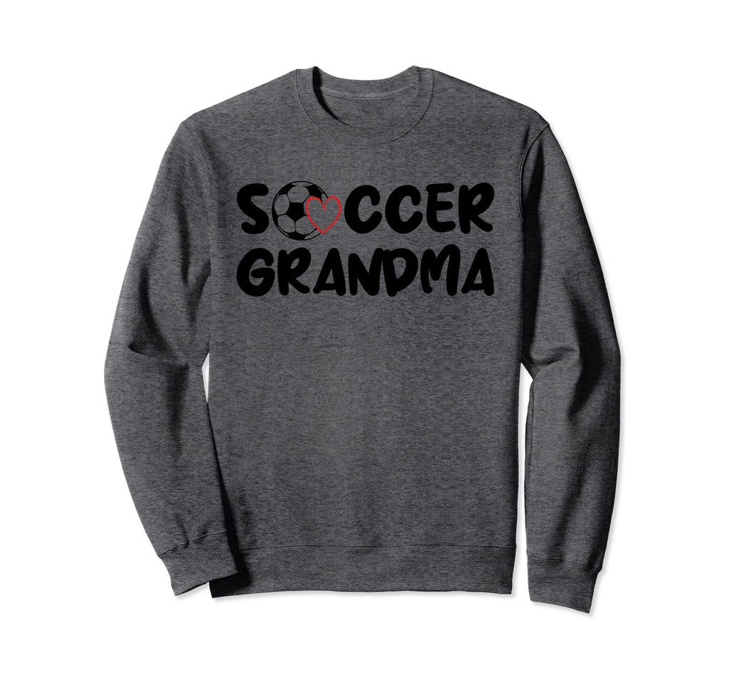 Soccer Grandma Love Heart Sweatshirt - Custom Art Print for Adults