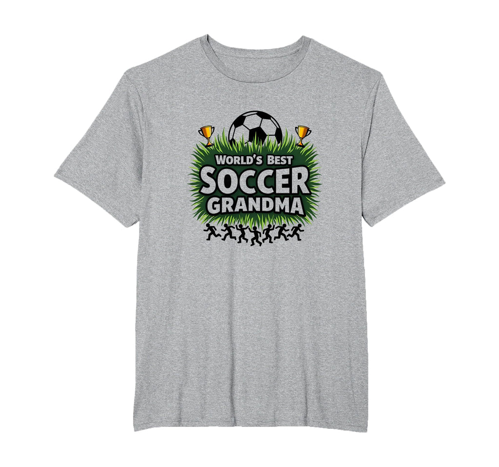 Worlds Best Soccer Grandma Champion Mens T-Shirt - Minimalist Print Unisex