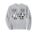 She Loves Me More Baseball Soccer Sweatshirt - Aesthetic Graphic Men Women