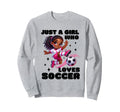 Just Who Loves Soccer African Sweatshirt - Novelty Apparel Men Women